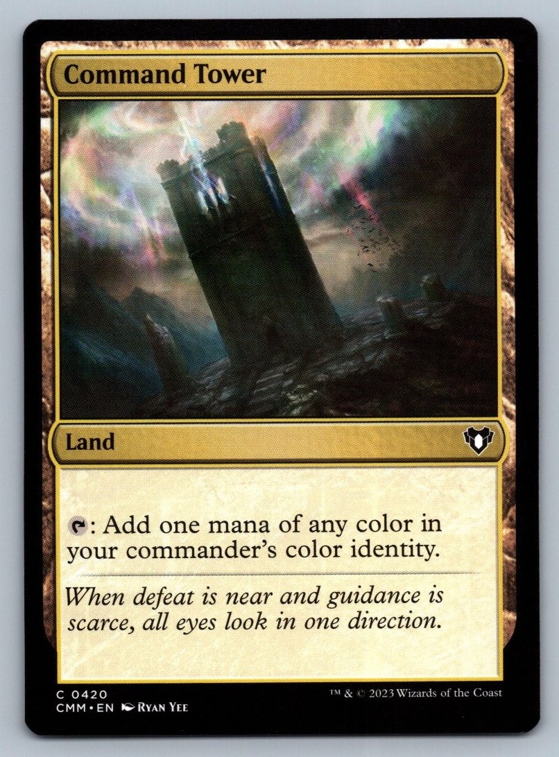 Command Tower #420 Commander Masters Magic: The Gathering MTG - NM