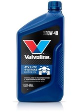 Valvoline 4-Stroke ATV UTV 10W-40 Motor Oil 1 Quart 37.00 per gallon