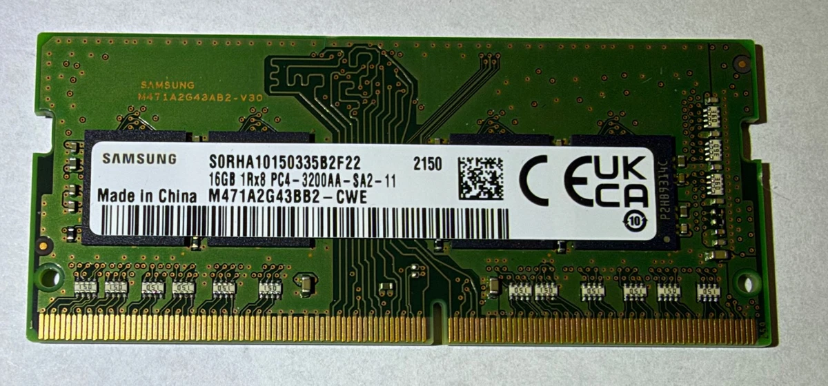 Samsung DDR4 SDRAM 16 GB Capacity per Module Memory (RAM) Just
