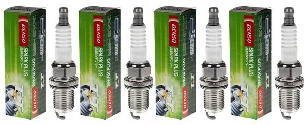 4X Denso ZüNdkerze ITV16TT FüR Ford Fiesta VI Mazda 2 5 16-image
