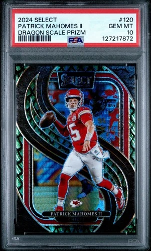 2024 Select Patrick Mahomes Dragon Scale Premier Level 1/81 eBay 1/1 PSA 10 #120