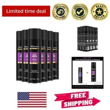 Pack of 6 Freeze Hold Hairspray: 24-Hour Frizz Control  Humidity Resistance
