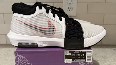 Nike LeBron Witness 8 Mid Top Mesh Colorblock Basketball Shoes Men s 13
