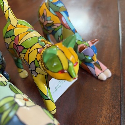 Purr-fect Reflections Tiffany Collection Cat Butterfly Dragonfly