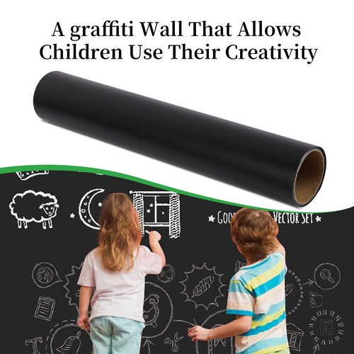 45X100cm Magnetische Tafel Wandaufkleber Kinder Kreidezeichnung Notizbrett 4907 - Bild 3 von 4