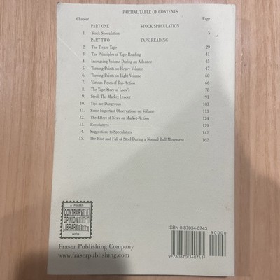 Tape Reading and Market Tactics : The Three Steps to Successful Stock Trading by