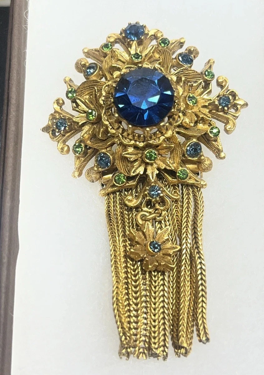 Florenza Signed Vintage & Antique Fashion Brooches & Pins for sale