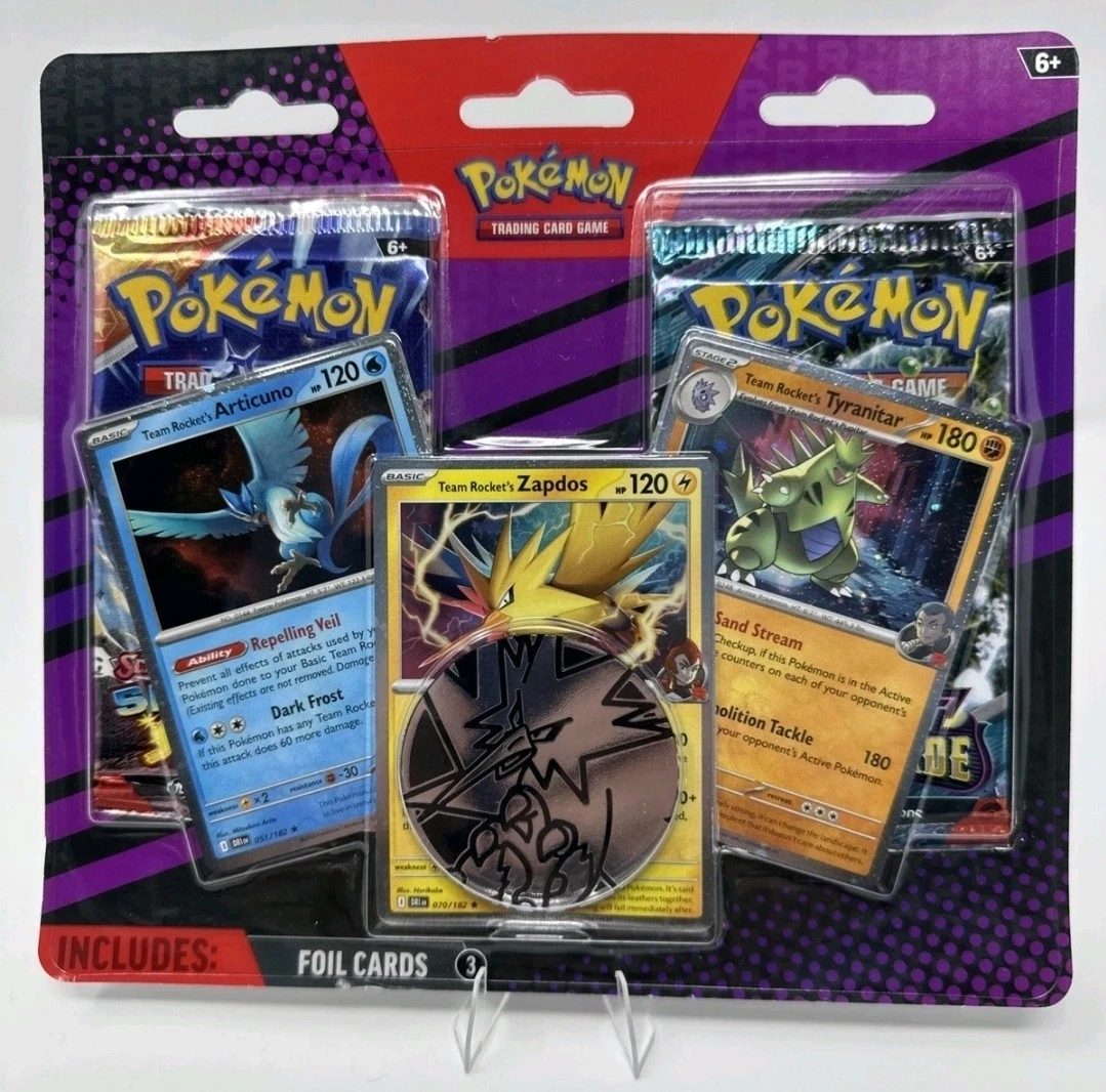 Pokémon TCG Team Rocket Sealed Collectible Card Game Packs in