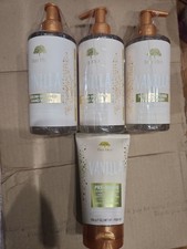4pk Tree Hut Vanilla Serum-Infused Hydrating Hand Wash 11oz X 3, 1 Pre-shave 7oz