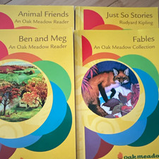 Oak Meadow Readers Hardcover Lot Animal Frien...
