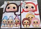 Hyojo Vinyl Figures Kisses & Krispy Kreme Doughnut Collectible Ad Icons Set