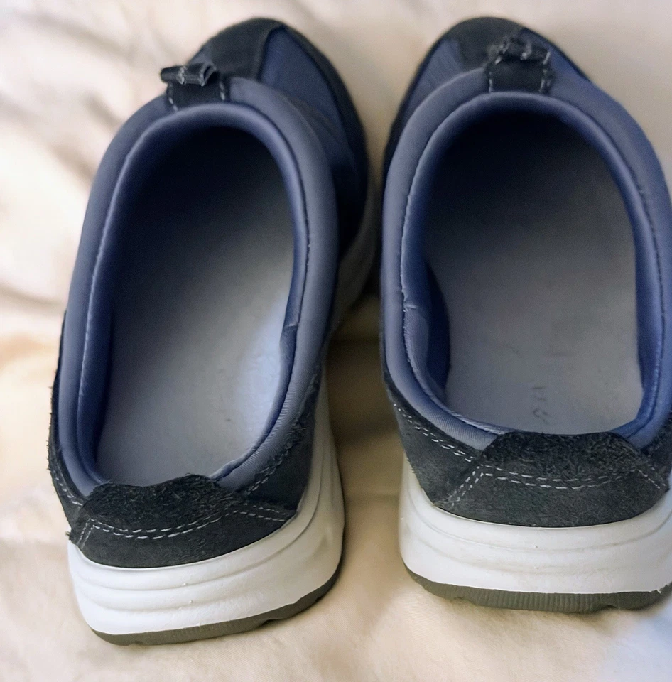 Easy Spirit Argyle Slip On Shoes 6M Suede Fabric - Image 2 of 4