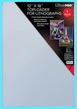 1 Ultra Pro 12x18 Toploader Memorabilia Art Poster Lithograph Photo Collectible