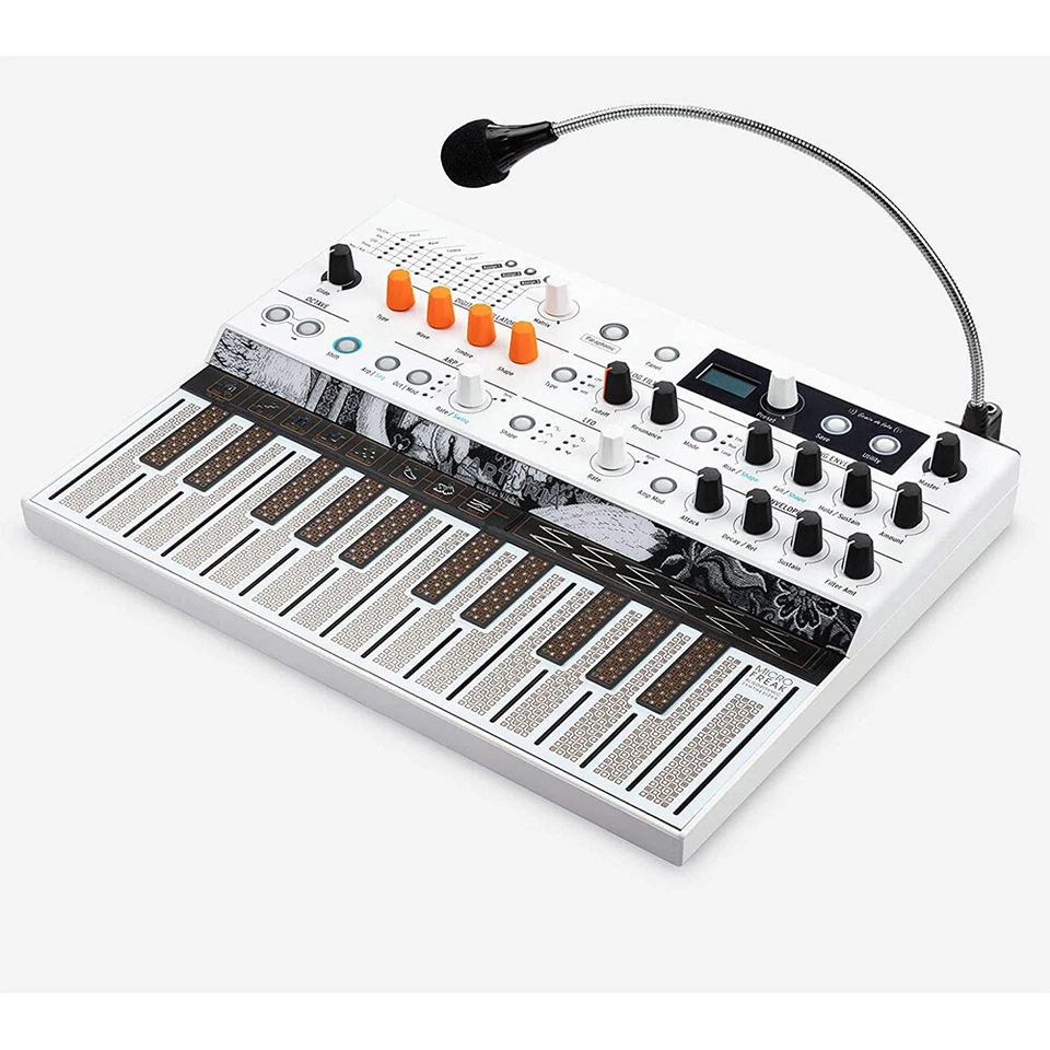 Arturia MicroFreak Vocoder nalog/Digital Synthesizer, White w/ Pro Headphones - Image 4 of 4