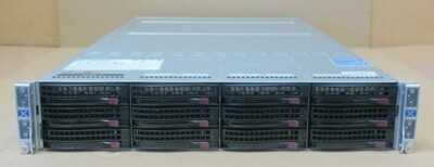 Supermicro SuperServer 6028TP-HC0R 12-Bay CTO 1-Node Server X10DRT-P 2x PSU