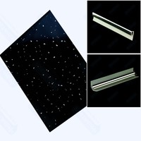 13 Black Sparkle Panels + 6 End Cap Trims + 1 Corner Trim 13 Black Sparkle Panels + 6 End Cap Trims + 1 Corner Trim
