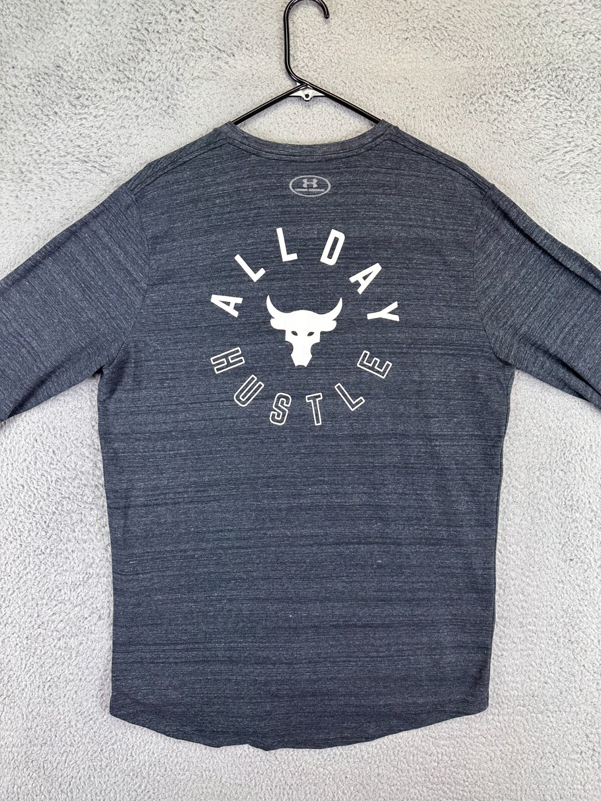 Under Armour Shirt Mens Large L Gray The Rock Project All Day Hustle  Activewear – MASER PET
