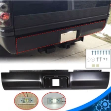 For Dodge Ram 1994-2001 Steel Roll Pan License Plate Holder Light 1500 2500 3500