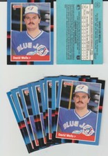 David Wells RC rookie card, 1988 Donruss #640, Toronto Blue Jays, perfect game p