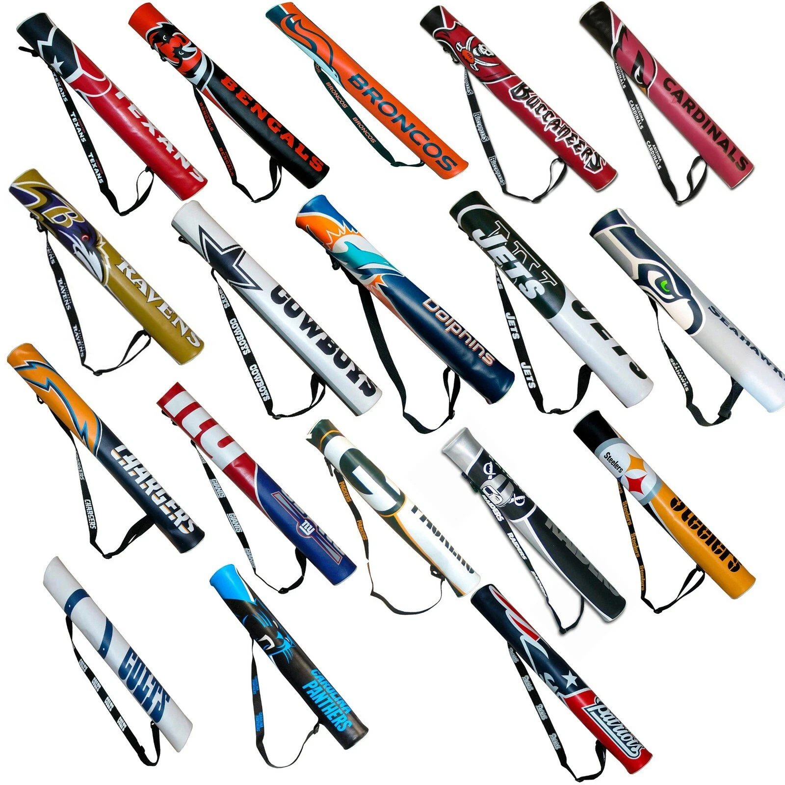 Football Insulated 6 Can Shaft Drink Cooler Pick Your Team officially Licensed