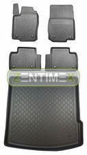 Z330526 SET Kofferraumwanne Gummifußmatten für Mercedes GLE-Klasse GLE-Coupé C29