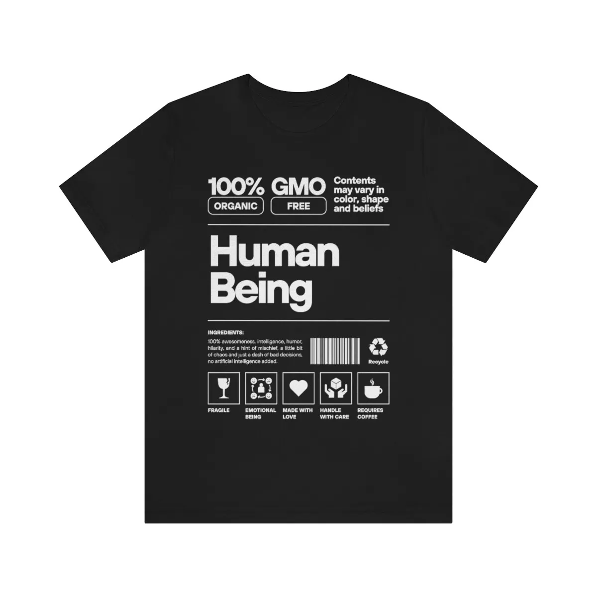 Being human hotsell logo shirts