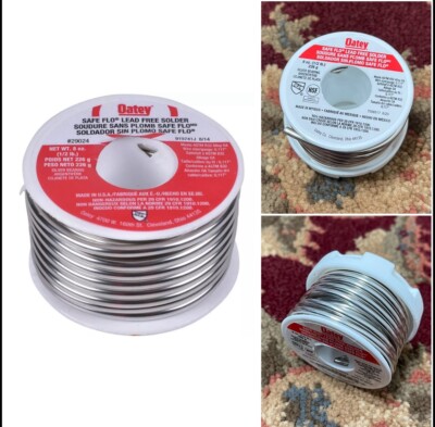 226g Lead Free Silver Solder Oatey Safe Flo Plumbing Solder 8 Oz Fast Shopping