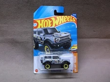 HOT WHEELS 2025 #20 GREY 2021 21 FORD BRONCO 4X4 OFF ROAD MUD SNOW TRAIL RUNNER