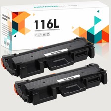 2pk Black ink toner cartridge for Samsung 116 MLT-D116L MLT-D116S laser printer