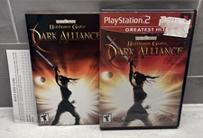 Baldur's Gate: Dark Alliance (PlayStation 2, 2005)w/ Manual + Reg Card TESTED