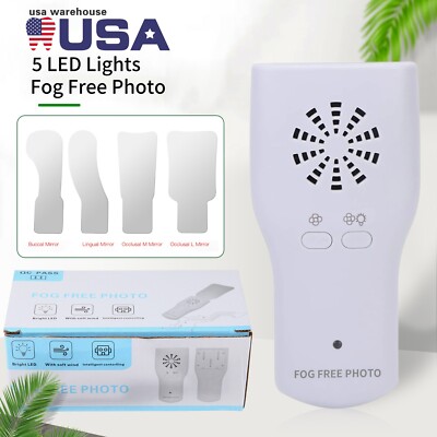Dental Occlusal Mirror Fog Free LED Intra Oral Photo System Mirror Included