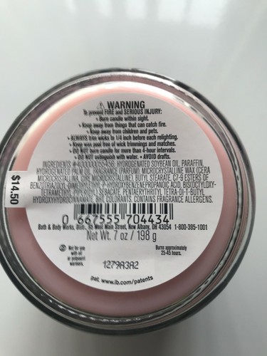 NEW BATH & BODY WORKS CHAMPAGNE TOAST SMALL 1-WICK 7 OZ.SCENTED CANDLE - Picture 2 of 2