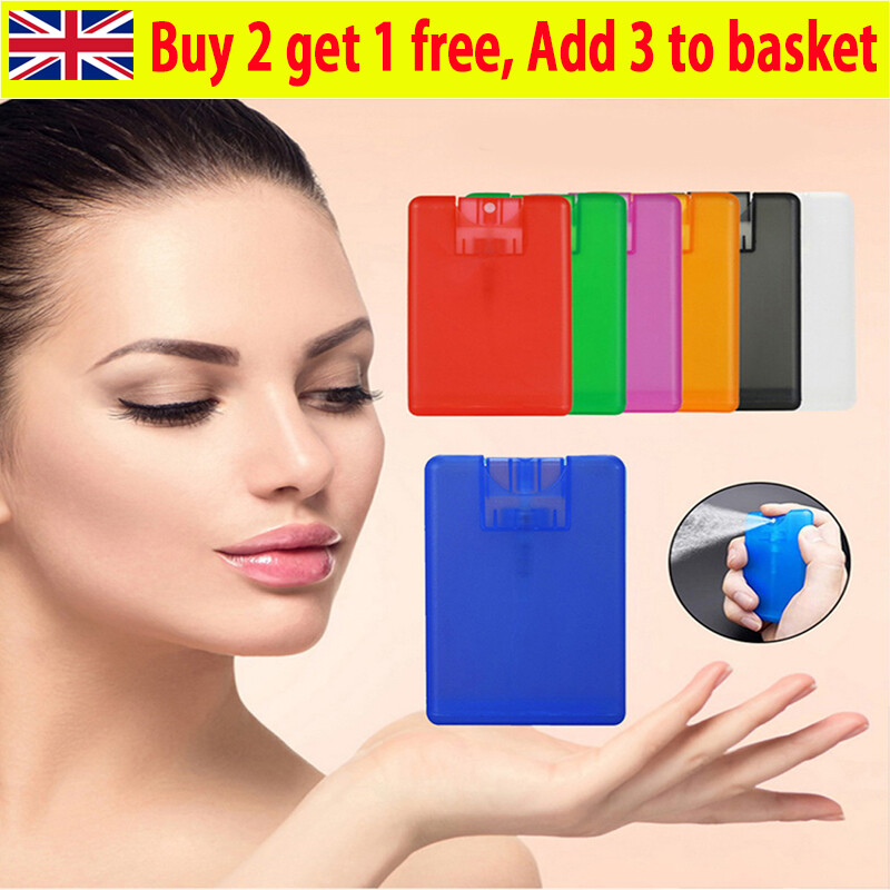 1PC High Quality 20ml Perfume Bottle Card Shape Sprayer Refillable