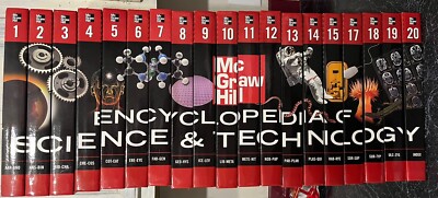 McGraw Hill Encyclopedia of Science & Technology 10th Edition INCOMPLETE 19 Vols