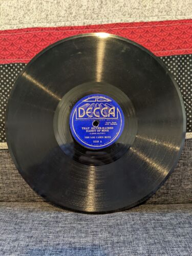The Log Cabin Boys "That Silver Haired Daddy Of Mine" Decca Prewar Country 78rpm - Afbeelding 1 van 5