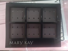 Mary Kay Empty Black Magnetic Cosmetic Display Tray Palette w/ Cover 017364 7"