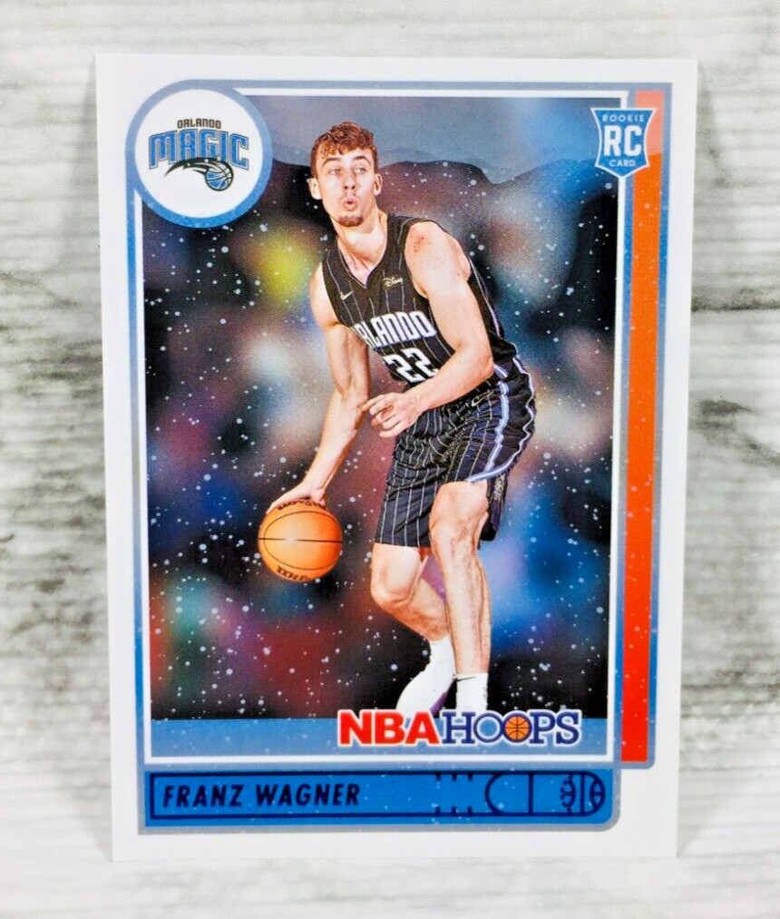 2021-22 PANINI HOOPS #235 FRANZ WAGNER PURPLE FOIL RC ROOKIE CARD SP (WINTER)