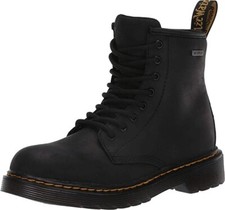 Dr.Martens Z52123 Unisex Youth Black Leather 1460 8-Eye Waterproof Boot Sz M3 L4