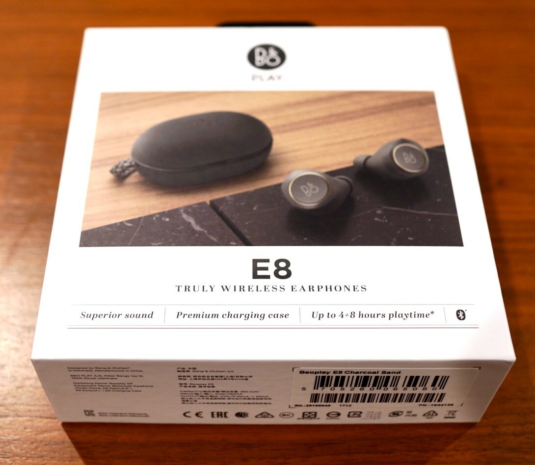 Bang & Olufsen BeoPlay E8 Wireless In-Ear Headphones - Charcoal