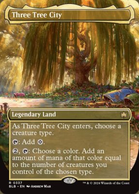 MTG THREE TREE CITY 337 EXC - STADT DER DREI BAUM - BLB X EN - MAGIC