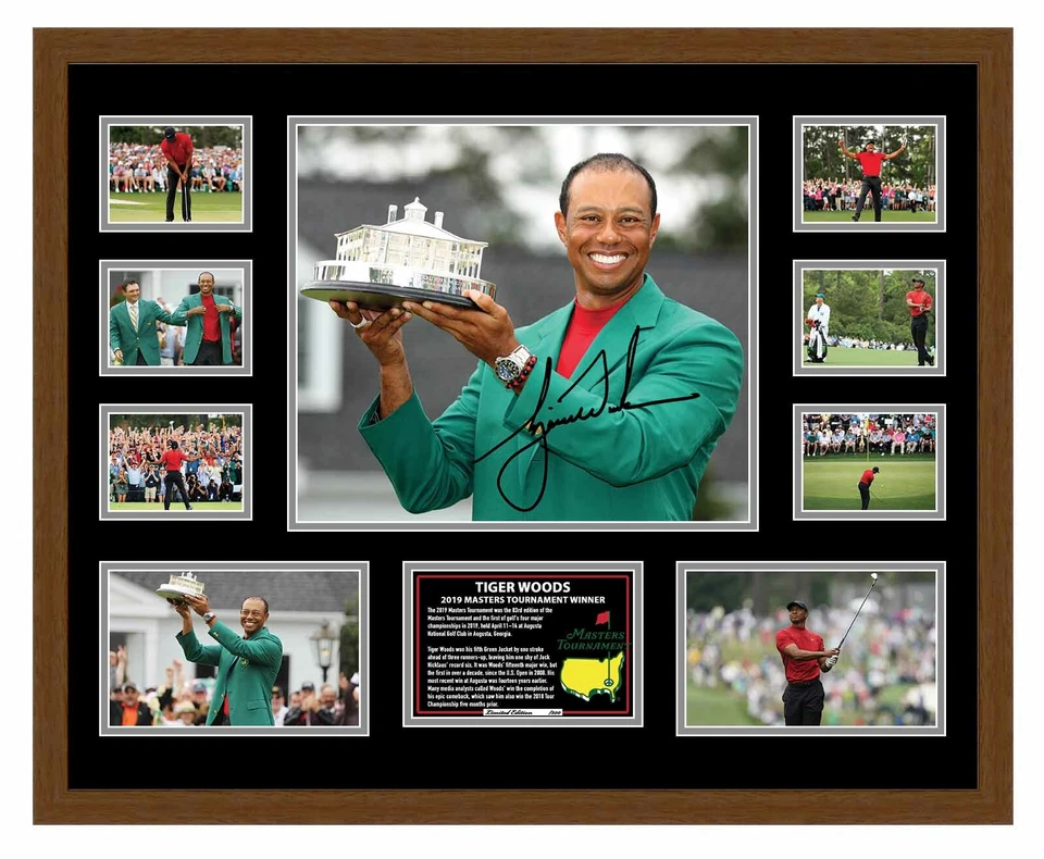 TIGER WOODS 2019 US MASTERS WINNER SIGNED LIMITED EDITION FRAMED MEMORABILIA - image 4 of 4