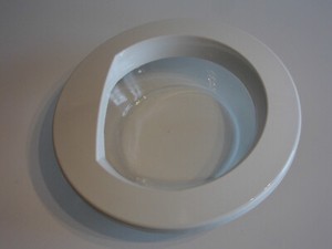 Bullauge Fenster Tür Schauglas Glas Waschmaschine Bauknecht WAS4740 (4