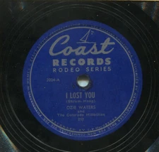 OZIE WATERS (I Lost You / I'll Be Around) CLASSIC COUNTRY 78 RPM RECORD