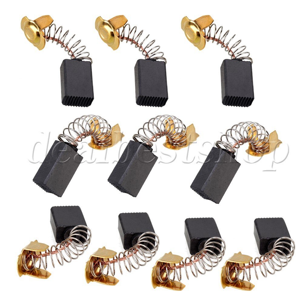16 x 11 x 7mm Angle Grinder Carbon Motor Brushes Repair Spare Replacement 10pcs
