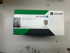 Lexmark 74C1HC0 Cyan High Yield Toner Cartridge