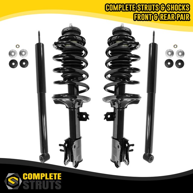 20042012 Chevrolet Aveo Front Complete Struts & Rear Shock Absorbers