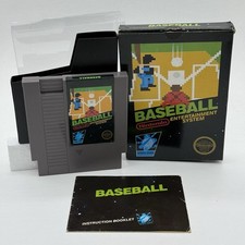 Baseball NES Nintendo 1st Print Matte Sticker TEST MARKET EUC Unpunched Hangtab