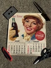 1955 Original Coca Cola Calendar Used Advertising Coke Vintage