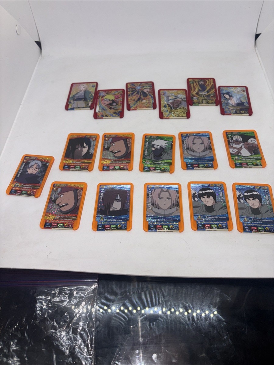 絶版！！NARUTO ラミネートコレクションカードセット　早い物勝ち Naruto Emblem Battle Lot of 17 - 3 & 4 star cards | eBay