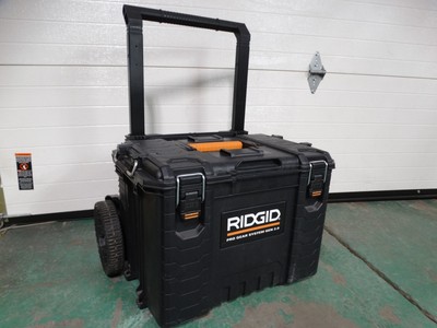 RIDGID Pro Gear System Gen 2.0 Stackable 25'' All Terrain Rolling Tool Box 254065